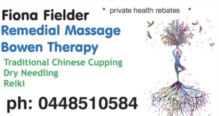 Remedial massage & Bowen Therapy Yeppoon -Fiona Fielder