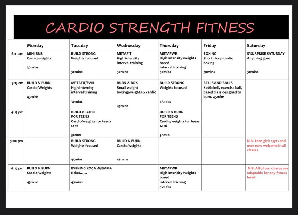 Cardio Strength Fitness