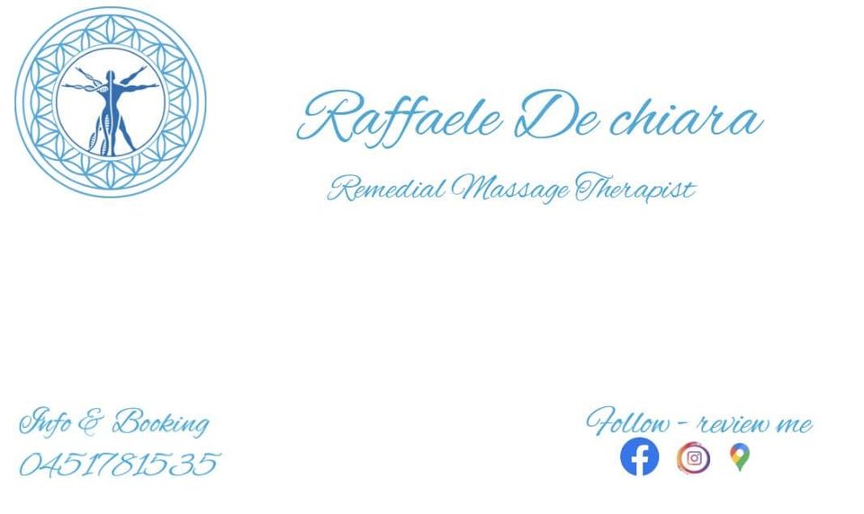 Raffaele de chiara Darwin Remedial Massage mobile