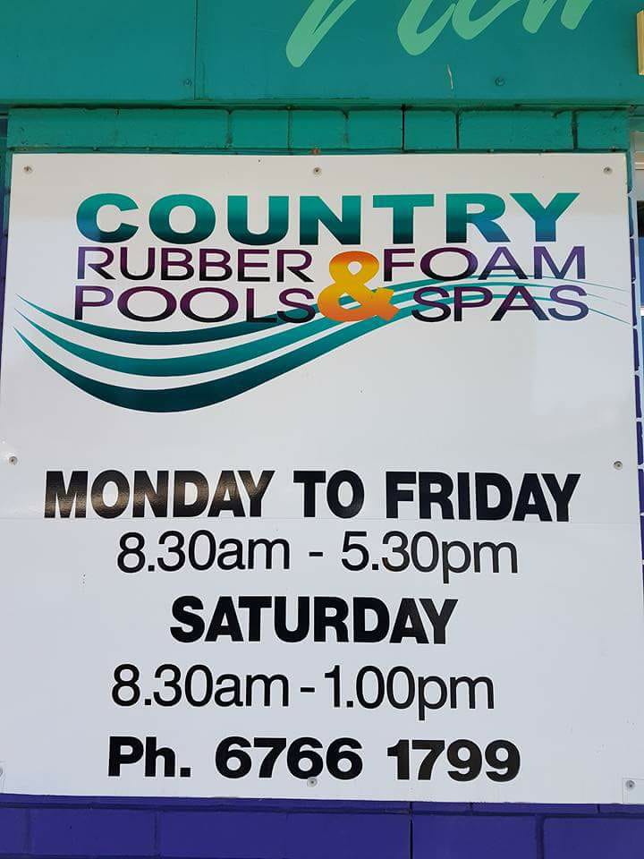 Country Rubber Foam Pools & Spa's, Tamworth, Peel st :)