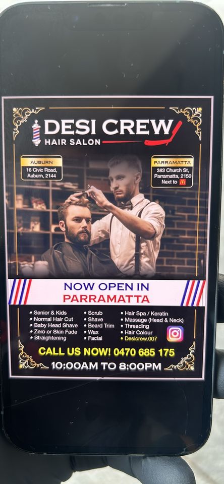 Desi Crew Hair Salon Parramatta